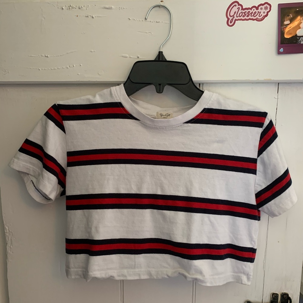Brandy Melville Striped Crop Top